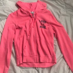 PINK zip up jacket